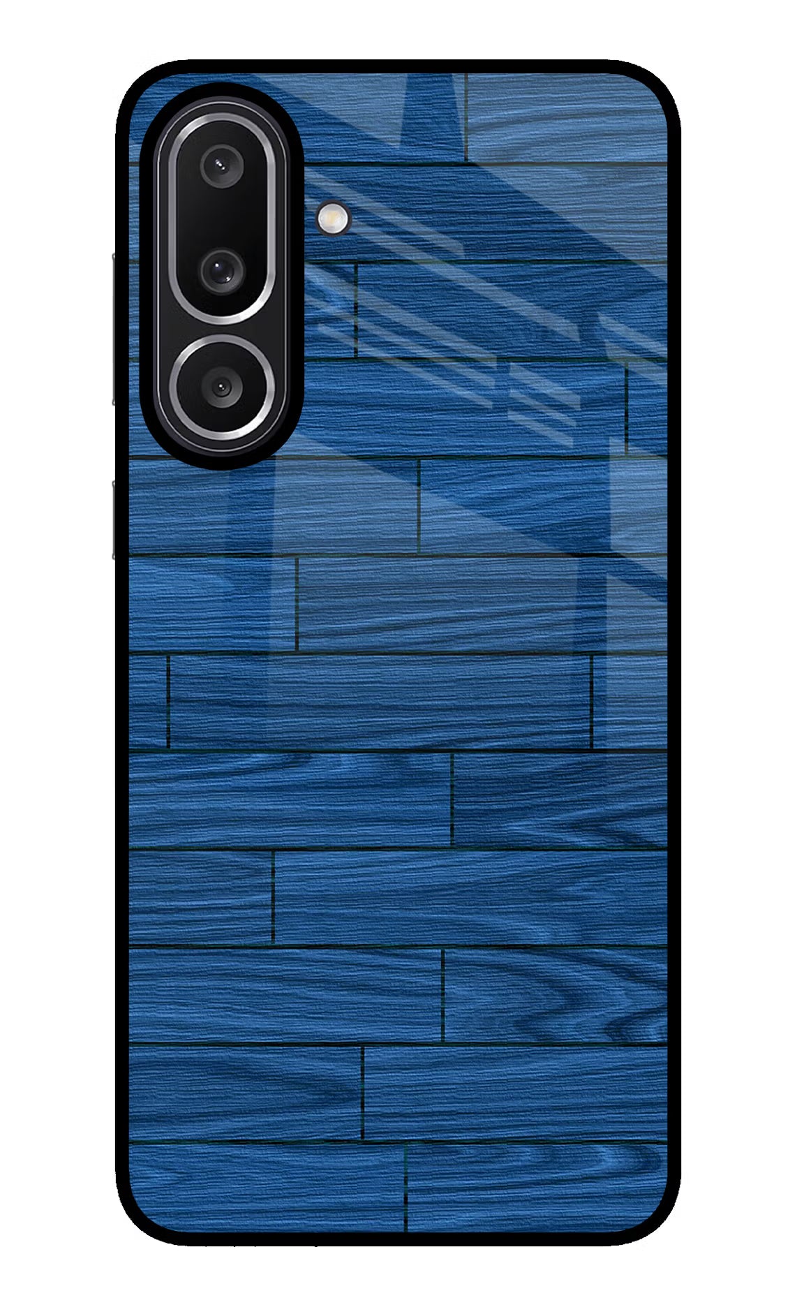 Wooden Texture Samsung M56 5G Glass Case Back Cover by Casekaro