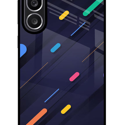 Abstract Design Samsung M56 5G Glass Case