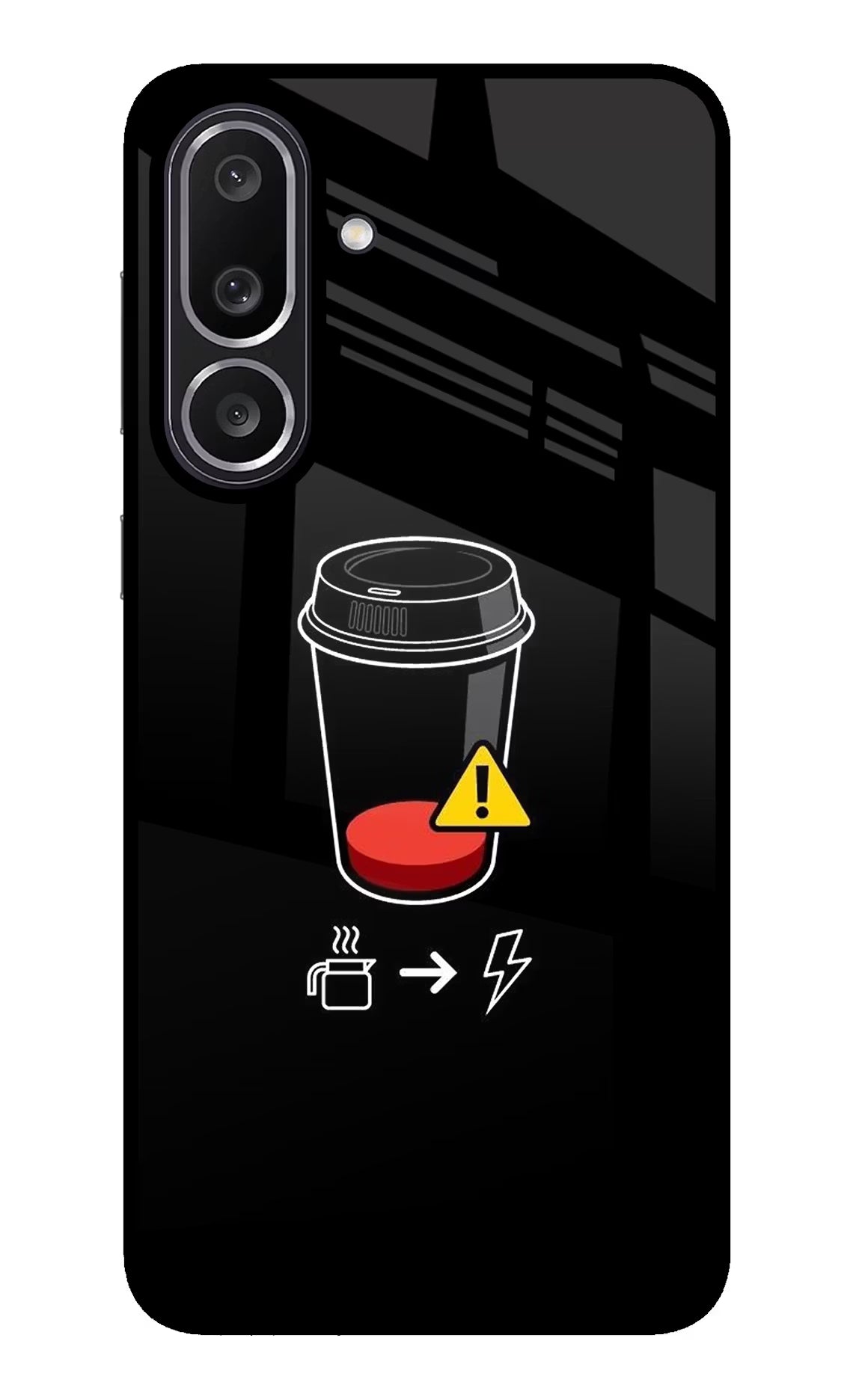 Coffee Samsung M56 5G Glass Case