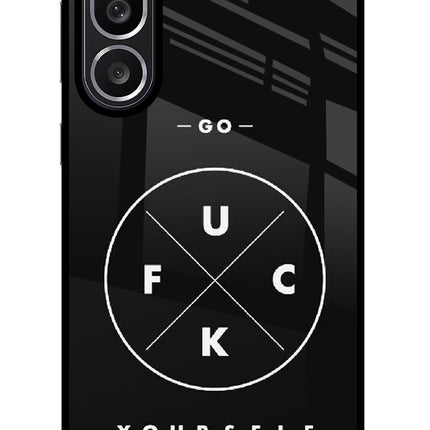 Go Fuck Yourself Samsung M56 5G Glass Case