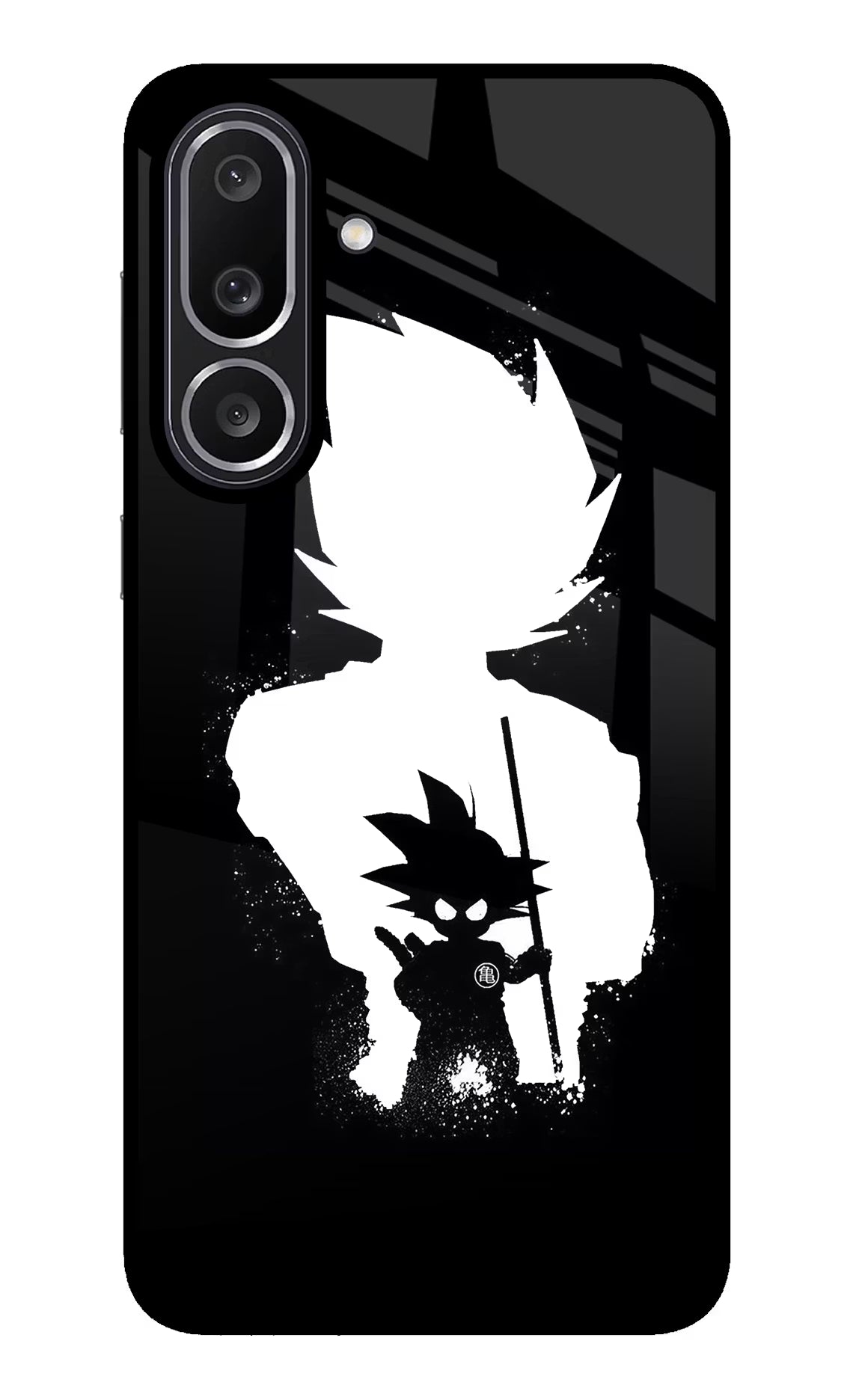 Goku Shadow Samsung M56 5G Glass Case Back Cover by Casekaro