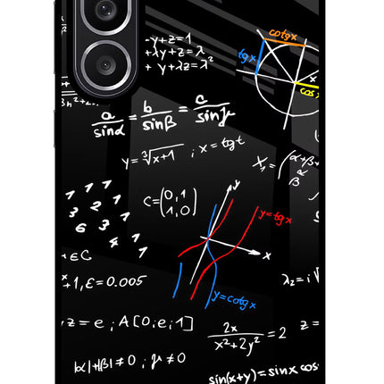 Mathematics Formula Samsung M56 5G Glass Case