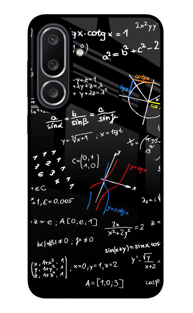 Mathematics Formula Samsung M56 5G Glass Case