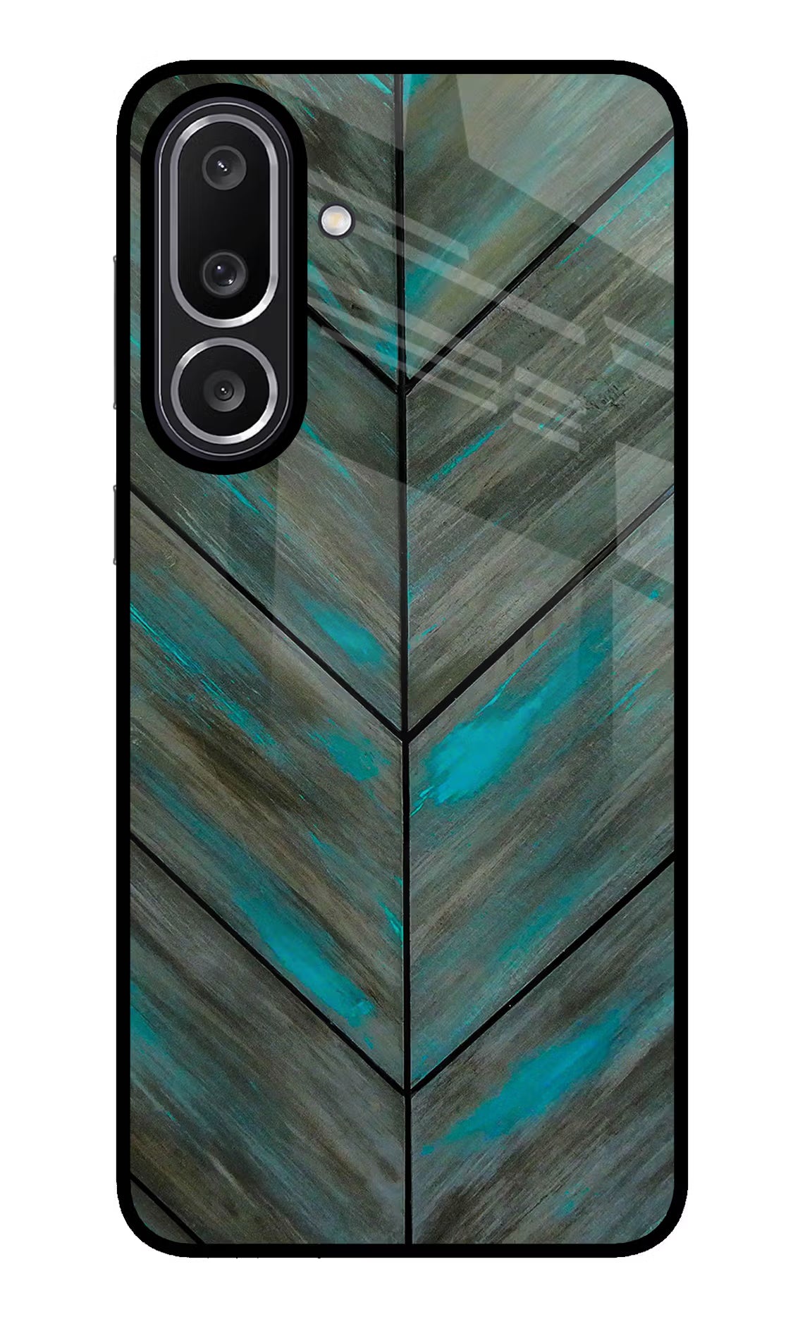 Pattern Samsung M56 5G Glass Case Back Cover by Casekaro