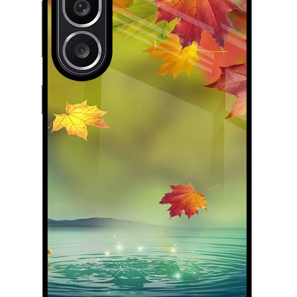 Flowers Samsung M56 5G Glass Case
