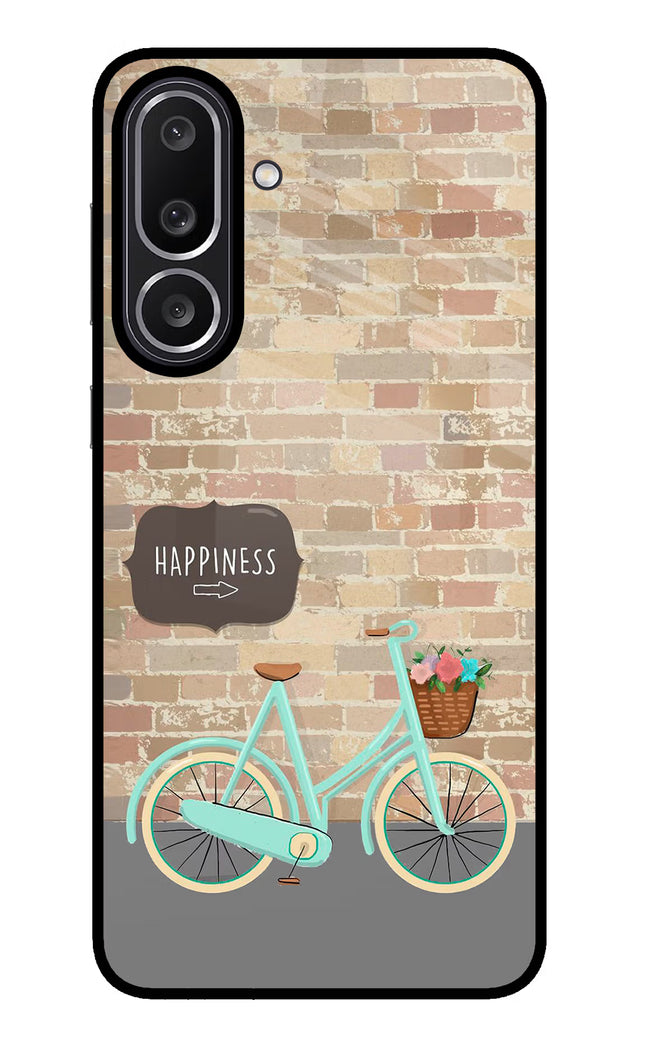 Happiness Artwork Samsung M56 5G Glass Case