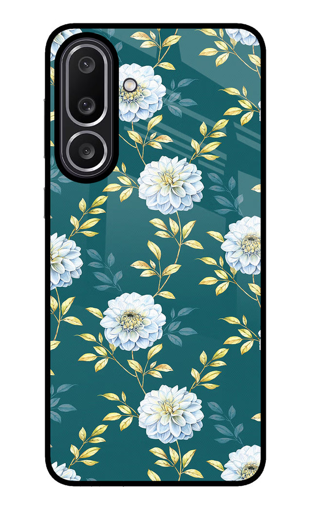 Flowers Samsung M56 5G Glass Case