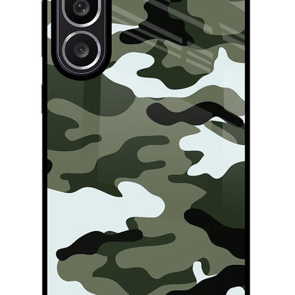 Camouflage Samsung M56 5G Glass Case