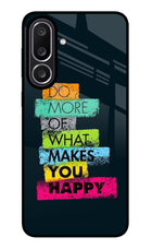 Do More Of What Makes You Happy Samsung M56 5G Glass Case