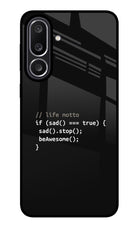 Life Motto Code Samsung M56 5G Glass Case