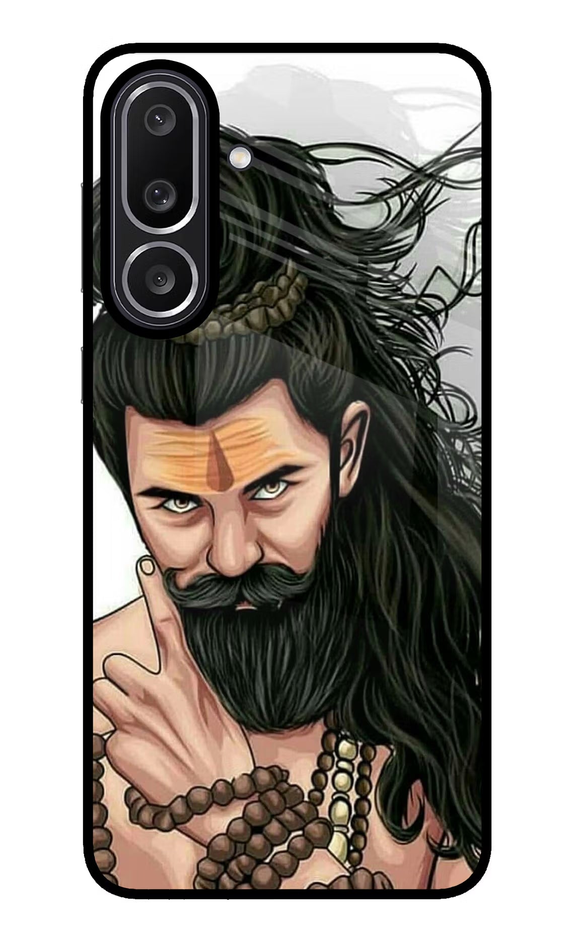 Mahadev Samsung M56 5G Glass Case Back Cover by Casekaro