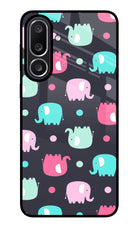 Elephants Samsung M56 5G Glass Case