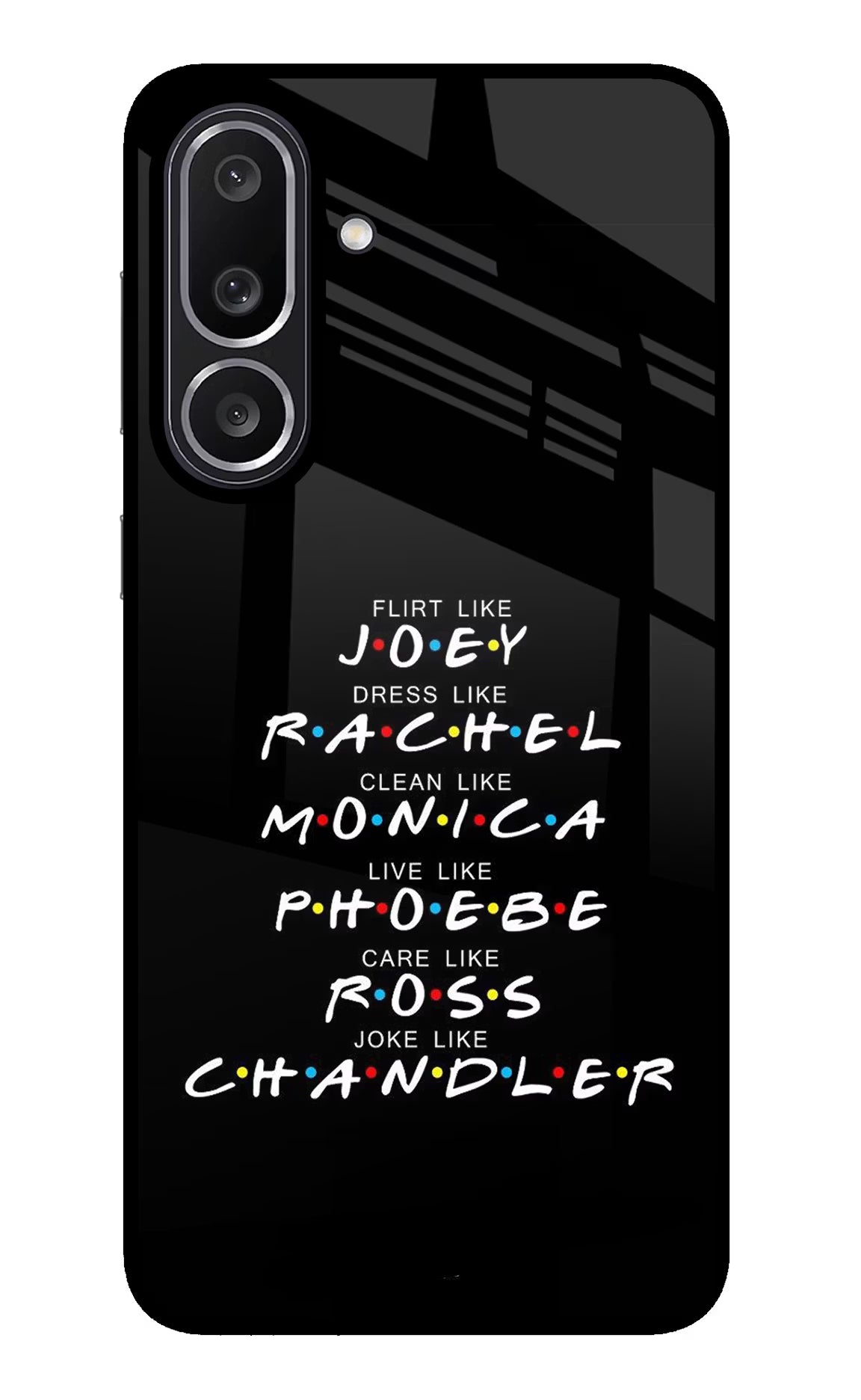 FRIENDS Character Samsung M56 5G Glass Case