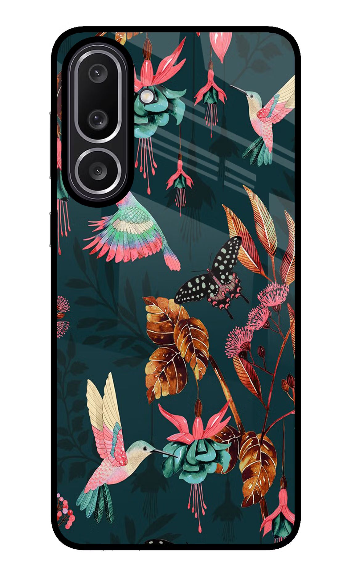 Birds Samsung M56 5G Glass Case Back Cover by Casekaro