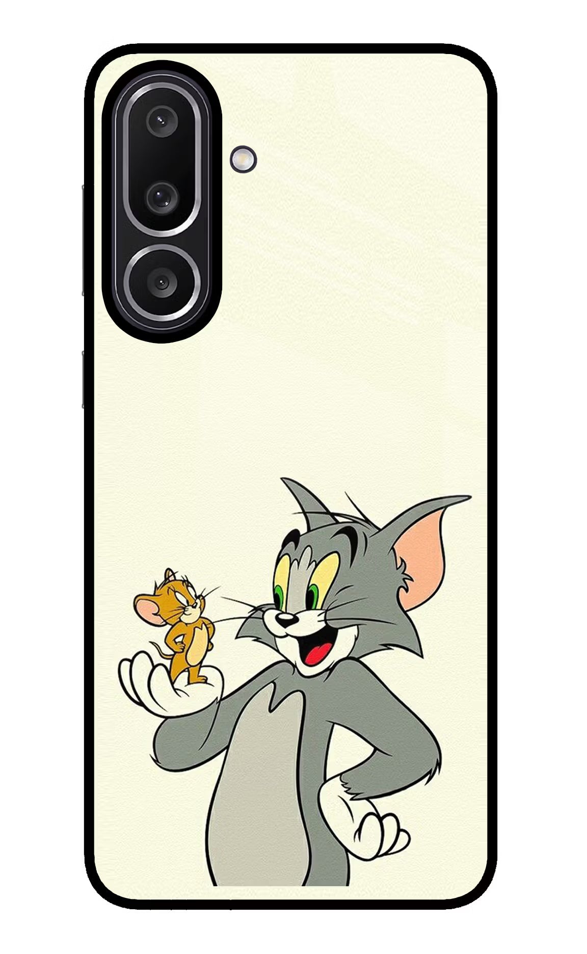 Tom & Jerry Samsung M56 5G Glass Case Back Cover by Casekaro
