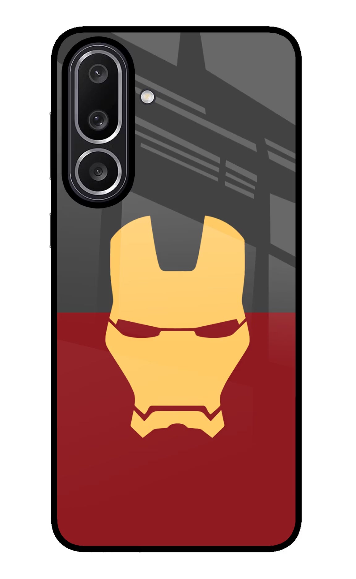 Ironman Samsung M56 5G Glass Case Back Cover by Casekaro