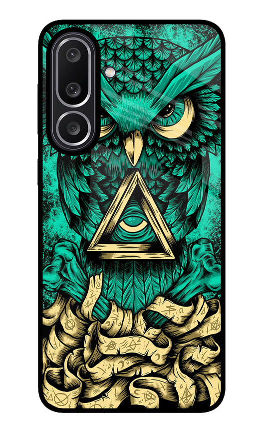 Green Owl Samsung M56 5G Glass Case