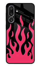 Fire Flames Samsung M56 5G Glass Case