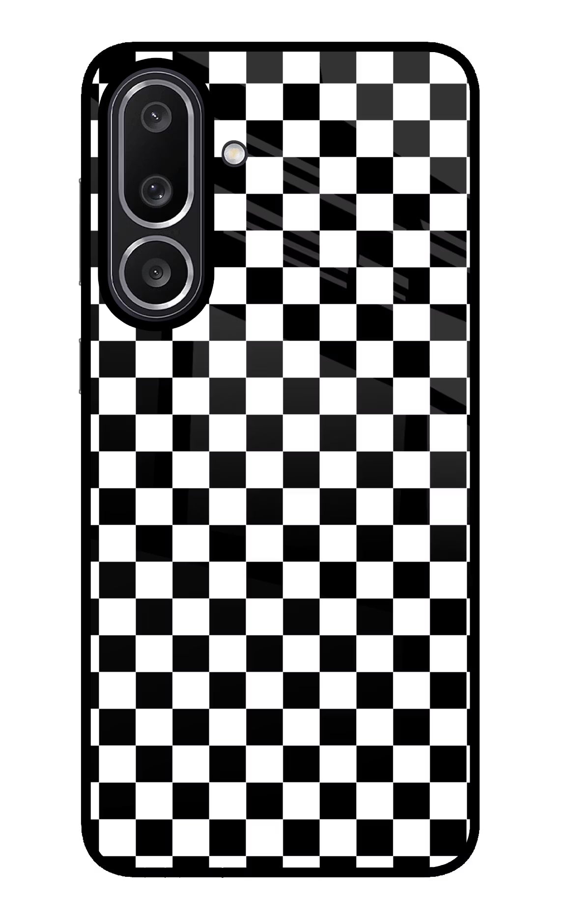 Chess Board Samsung M56 5G Glass Case Back Cover by Casekaro