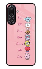 BTS names Samsung M56 5G Glass Case
