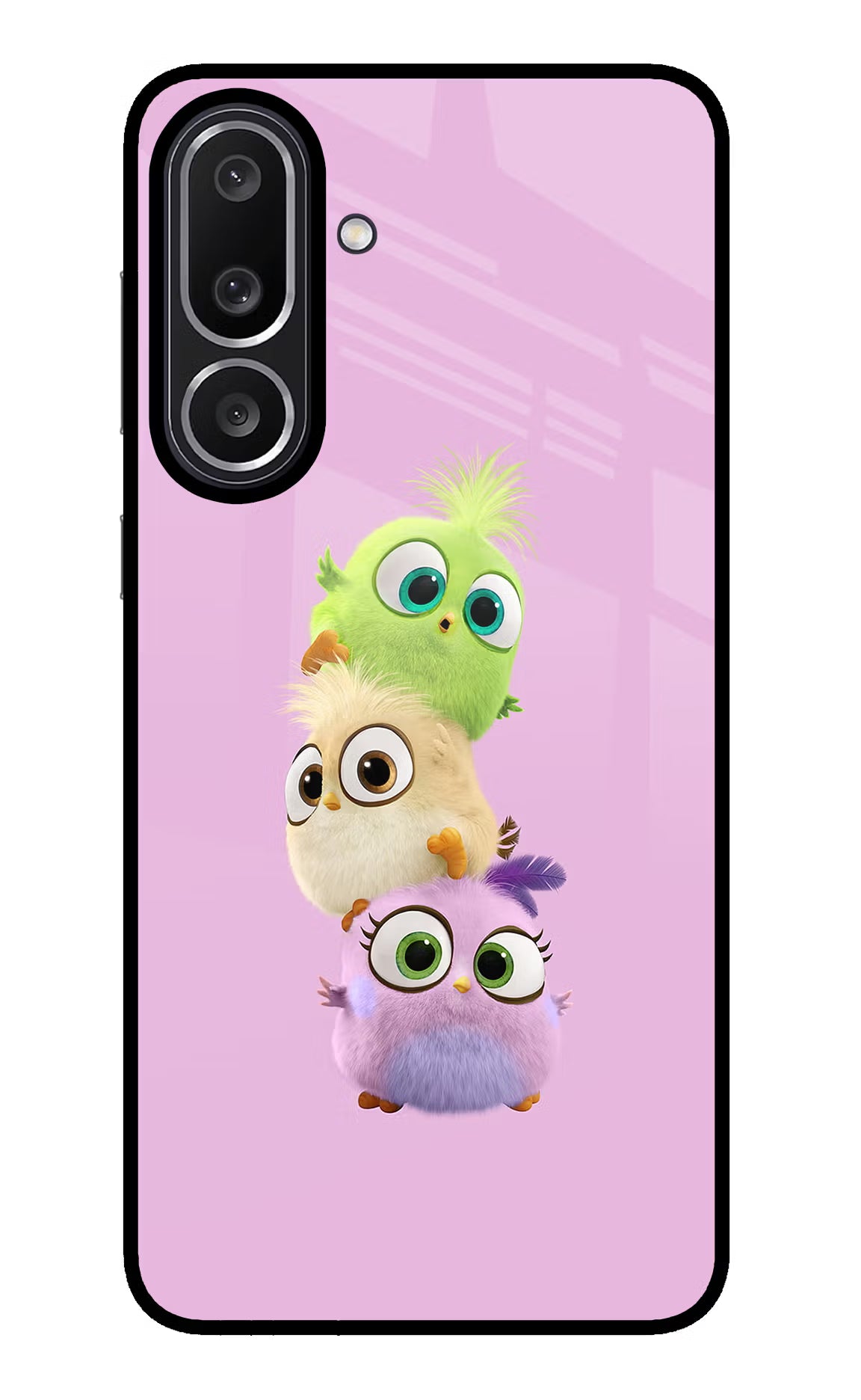 Cute Little Birds Samsung M56 5G Glass Case