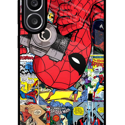 Spider Man Samsung M56 5G Glass Case