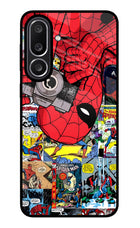 Spider Man Samsung M56 5G Glass Case Back Cover by Casekaro