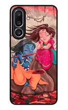 Radhe Krishna Samsung M56 5G Glass Case Back Cover by Casekaro