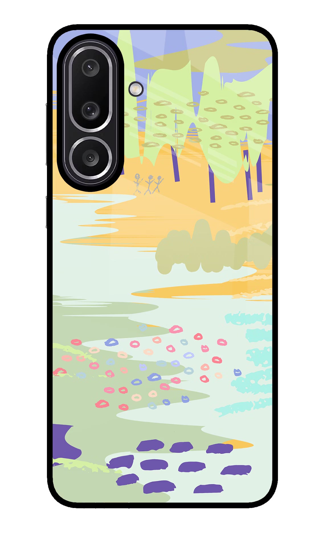 Scenery Samsung M56 5G Glass Case Back Cover by Casekaro