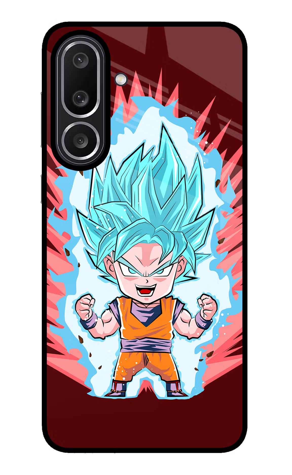 Goku Little Samsung M56 5G Glass Case