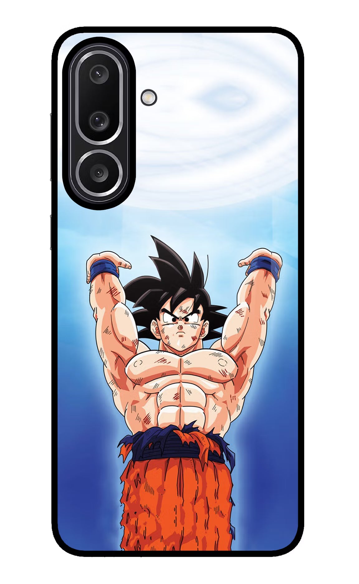 Goku Power Samsung M56 5G Glass Case