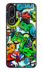 Game Doodle Samsung M56 5G Glass Case