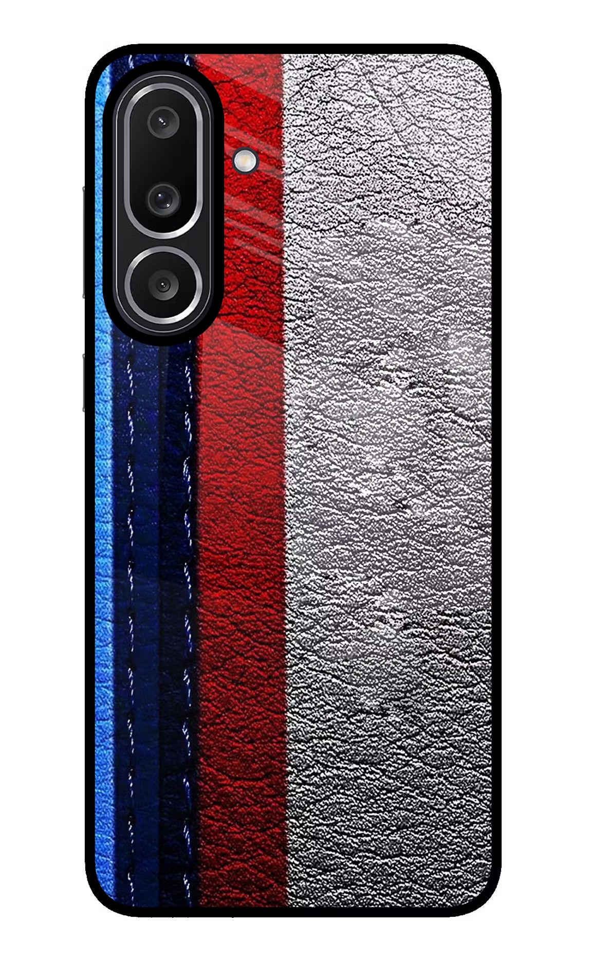 BMW Stripes Samsung M56 5G Glass Case