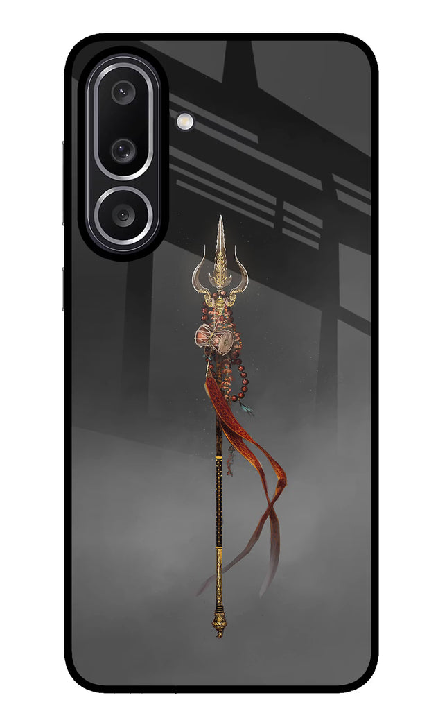Shiv Trishul Samsung M56 5G Glass Case Back Cover by Casekaro
