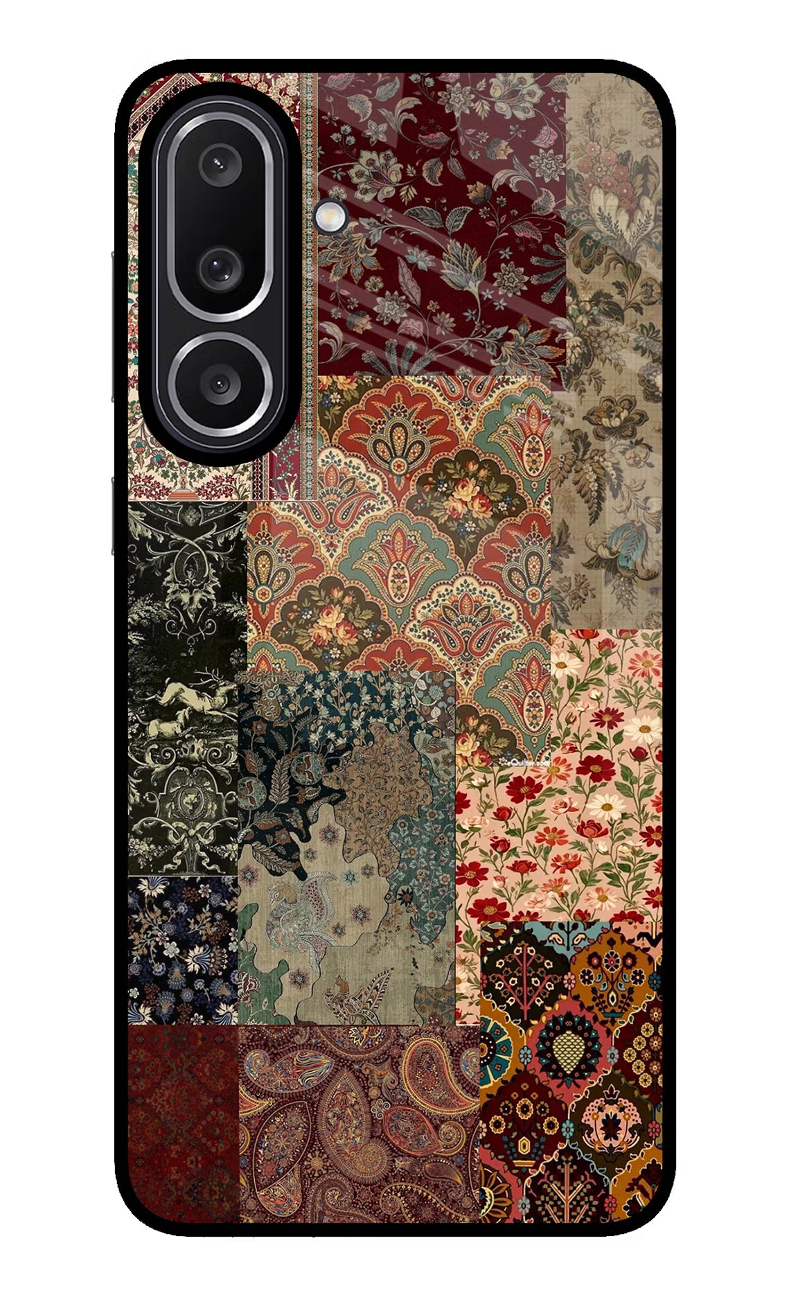 Desi Print Samsung M56 5G Glass Case Back Cover by Casekaro
