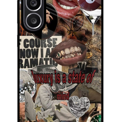 Luxury Samsung M56 5G Glass Case
