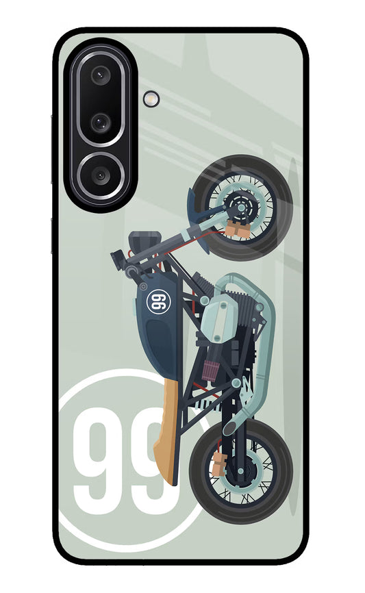 Classic Cafe Racer 99 Samsung M56 5G Glass Case