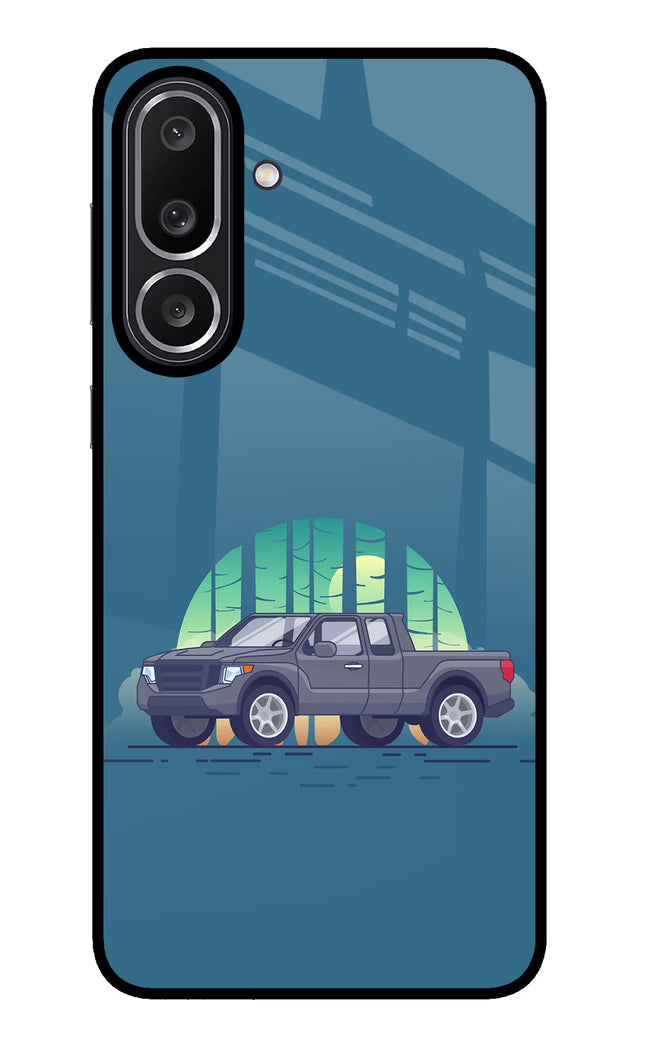 Retro Garage Vibe Samsung M56 5G Glass Case