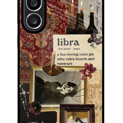 Libra Zodiac Samsung M56 5G Glass Case