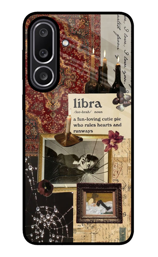 Libra Zodiac Samsung M56 5G Glass Case