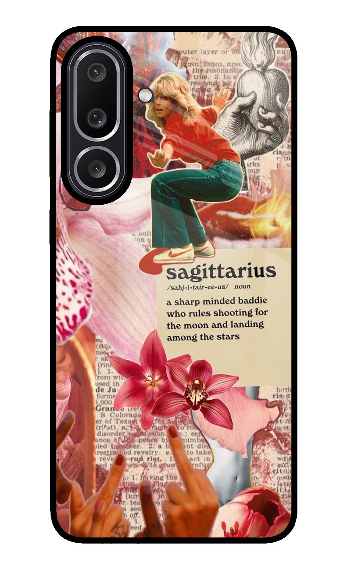 Sagittarius Zodiac Samsung M56 5G Glass Case