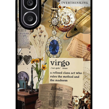 Virgo Zodiac Samsung M56 5G Glass Case