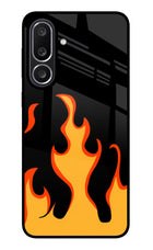 Fired Up – Black Samsung M56 5G Glass Case