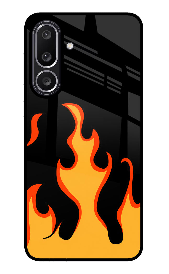 Fired Up – Black Samsung M56 5G Glass Case