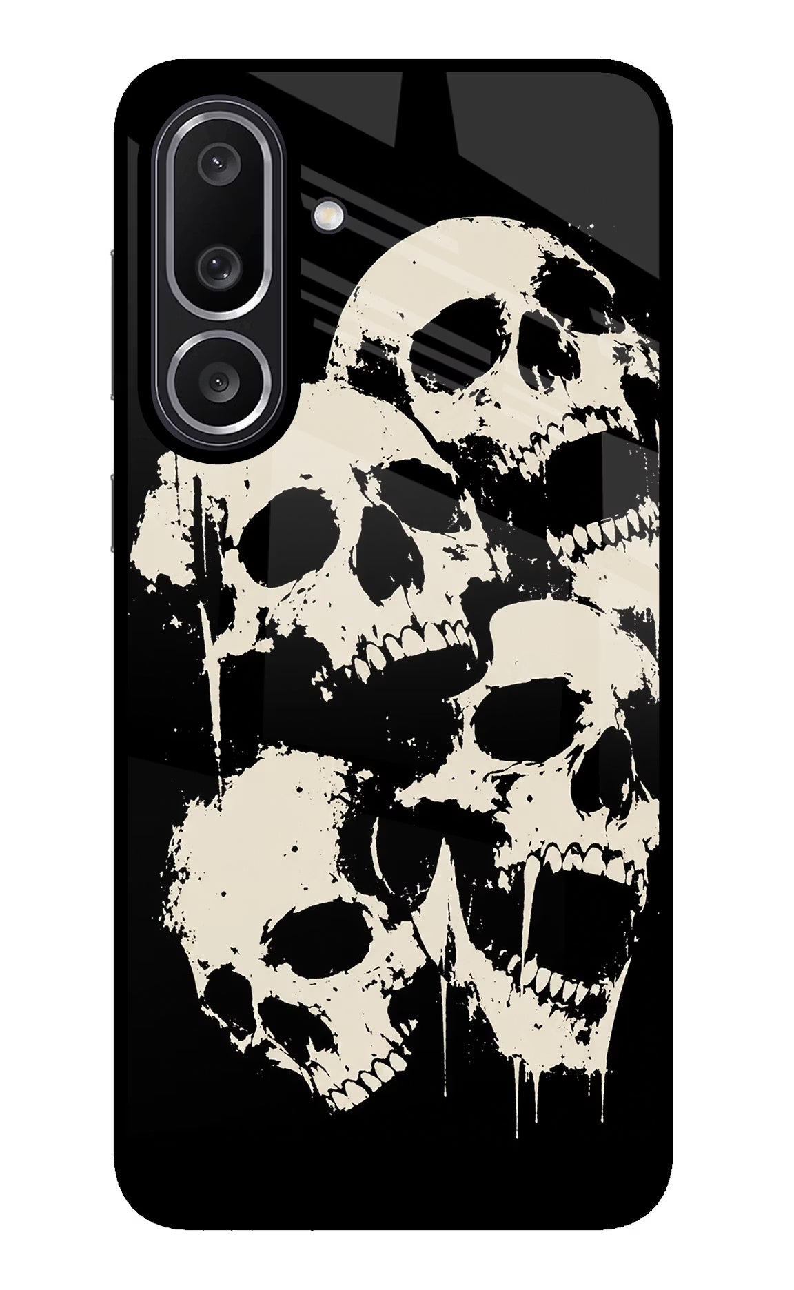 Dead Stack Samsung M56 5G Glass Case Back Cover by Casekaro
