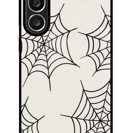 Spider Web Samsung M56 5G Glass Case