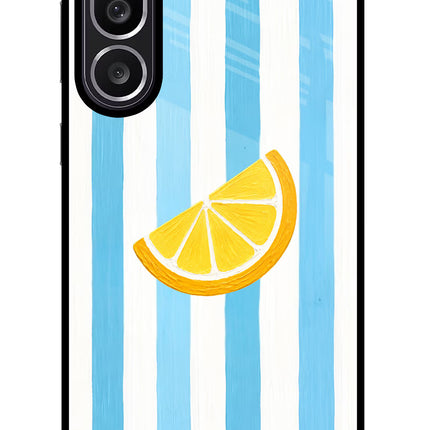 Summer Lemon Samsung M56 5G Glass Case