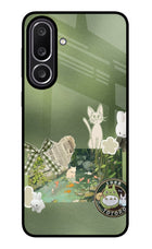Aesthetic anime Samsung M56 5G Glass Case