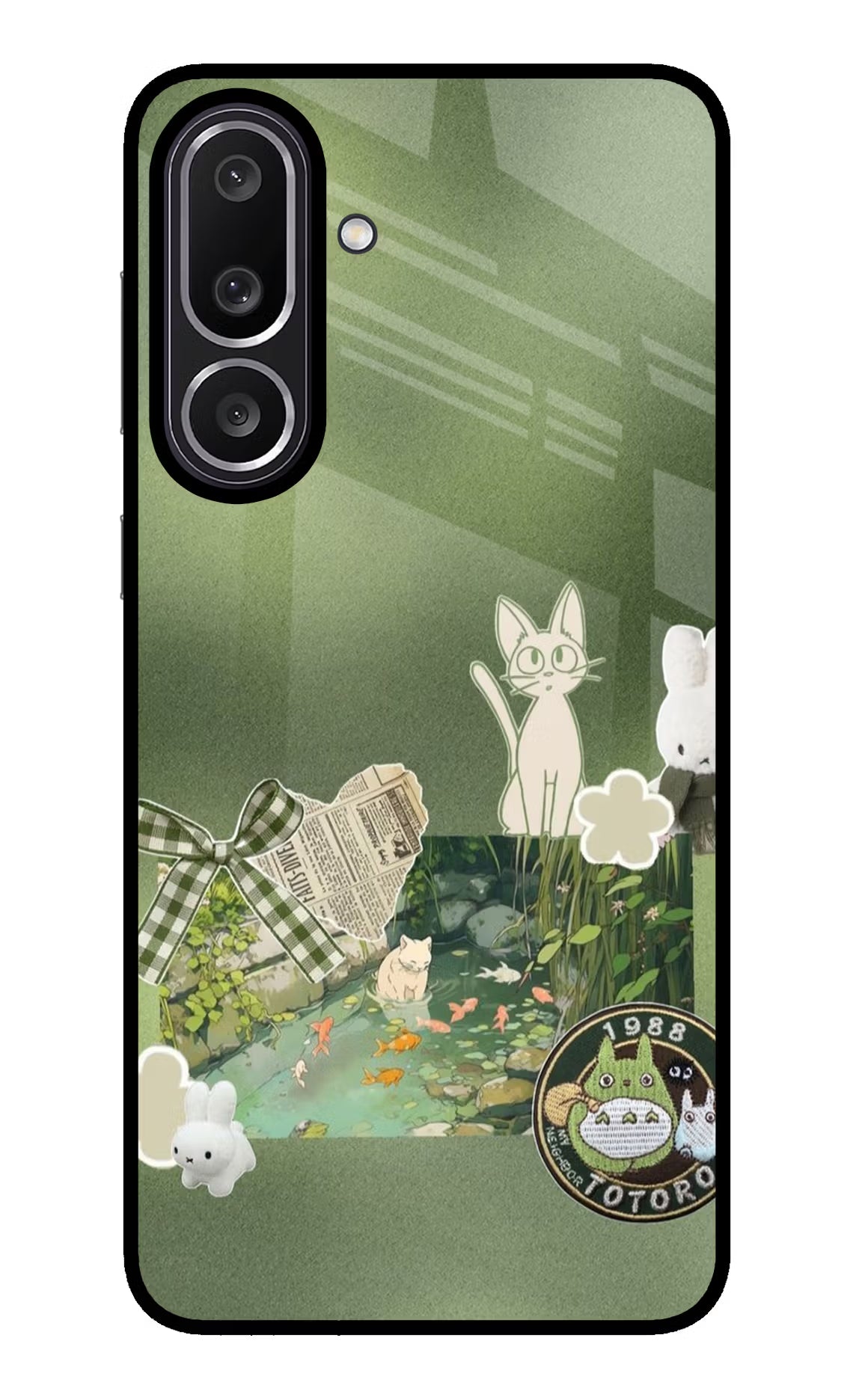 Aesthetic anime Samsung M56 5G Glass Case