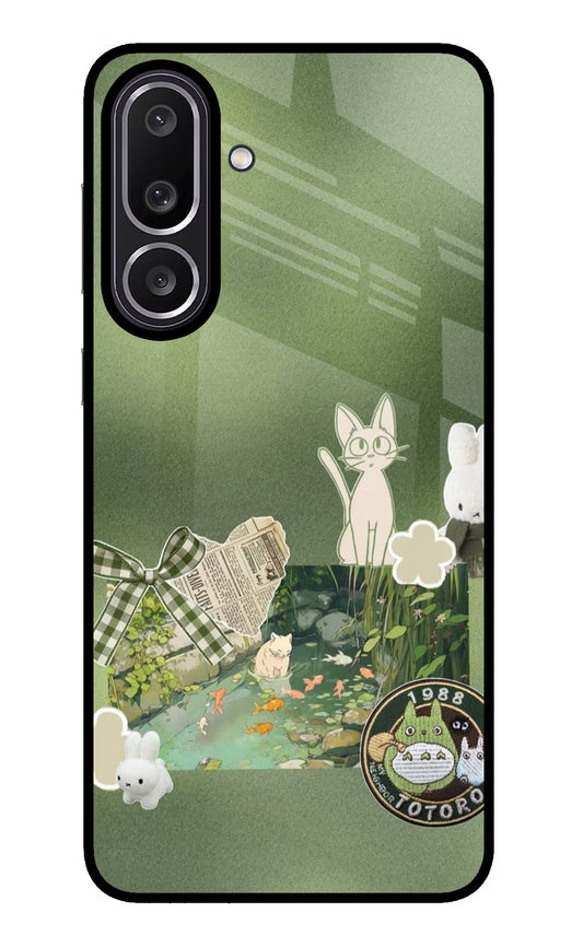 Aesthetic anime Samsung M56 5G Glass Case